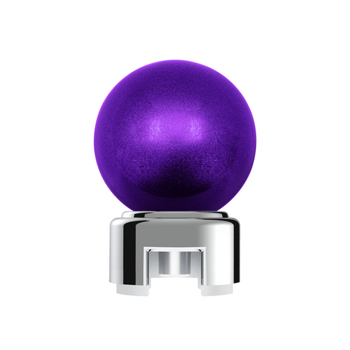 Thread-On Bristol Style Gearshift Knob with 13/15/18 Speed Adapter-Candy Purple