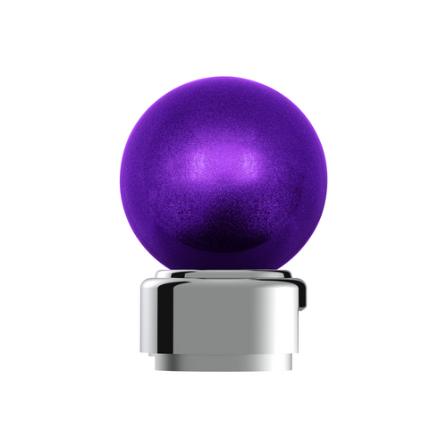 Thread-On Bristol Style Gearshift Knob with 13/15/18 Speed Adapter-Candy Purple