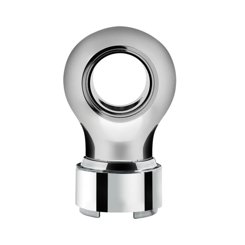 Thread-On Charlotte Style Gearshift Knob With 9/10 Speed Adapter-Chrome
