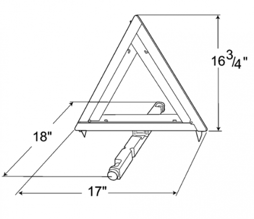 Grote Triangle Warning Kit Economy Kit