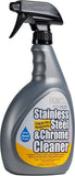Flitz Stainless Steel & Chrome CLEANER with Degreaser 946 ml / 32 oz Quart Spray Bottle