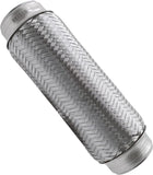 Fits 2.5" x 10" Heavy Duty Stainless Steel Exhaust Flex Pipe 10"