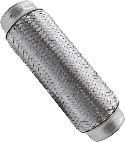 Fits 2.5" x 10" Heavy Duty Stainless Steel Exhaust Flex Pipe 10"