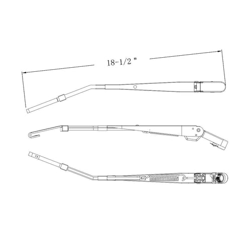 Wiper Arm fits International 5000, 9100, 9200, 9400, 9800, 9900 1990-1999