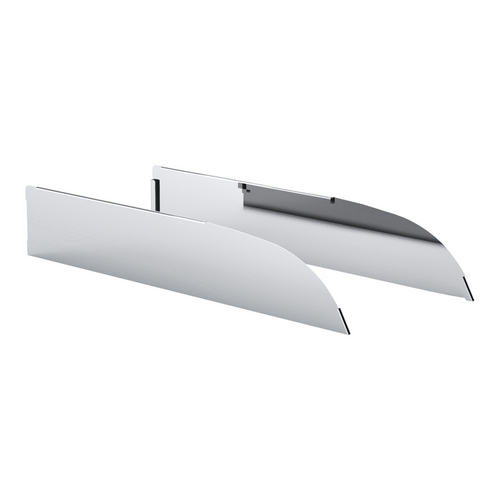 6" Chop Top Window Trim For 2012-2017 Peterbilt 567 & 579 (Pair) 430 Stainless Steel