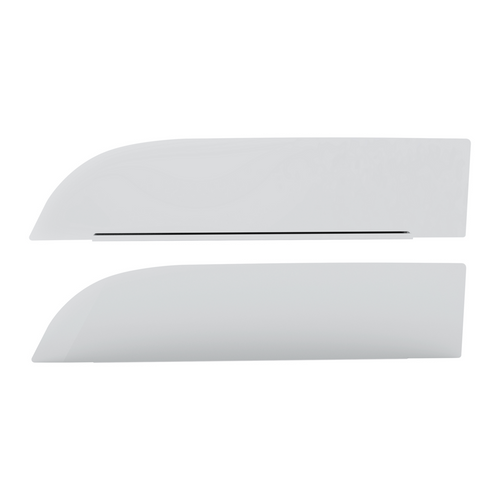 8" Chop Top Window Trim For 2012-2026 Peterbilt 567 & 579 (Pair) 430 Stainless Steel