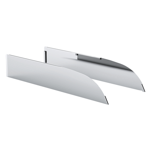 430 Stainless Steel 6" Chop Top Window Trim For 2012-2017 Kenowrth T680 & T880 (Pair)