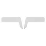 430 Stainless Steel 8" L-Shape Chop Top Window Trim For Kenworth T300, T600, T660, T800 (Pair)