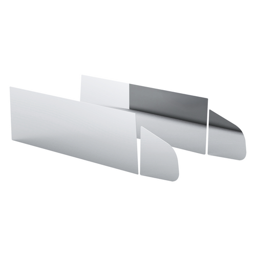 8" Chop Top Window Trim For 2006-2016 International Prostar With Non-Sealed Vent Window (Pair)