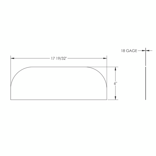 430 Stainless Steel 6" Chop Top Window Trim For 2024-2026 Peterbilt 589 Sleeper Door