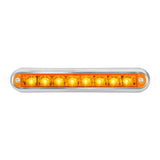 Grand General Pearl Series 6-1/2" Dual Function LED Light Bar Amber/Amber