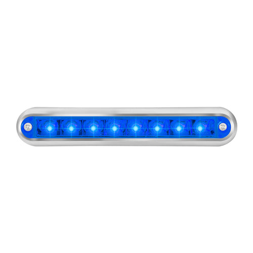 Grand General Pearl Series 6-1/2" Dual Function LED Light Bar *Blue/Blue