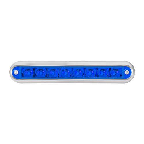 Grand General Pearl Series 6-1/2" Dual Function LED Light Bar *Blue/Blue