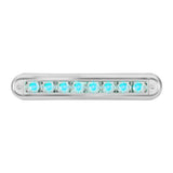 Grand General Pearl Series 6-1/2" Dual Function LED Light Bar Blue/Clear