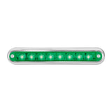 Grand General Pearl Series 6-1/2" Dual Function LED Light Bar Green/Green