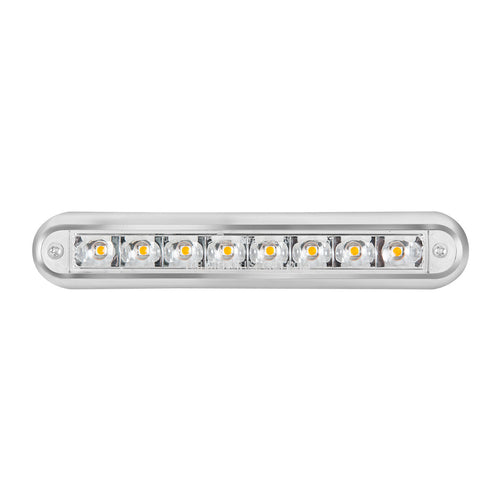 Grand General Pearl Series 6-1/2" Dual Function LED Light Bar Green/Clear