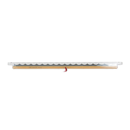 12” Flush Surface Mount Led Light Bar Pearl Series Amber/Clear
