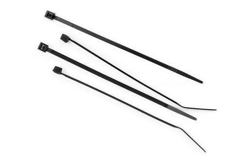 Cable Tie, UV Black, 4", 18 lbs Tensile, Pack of 25