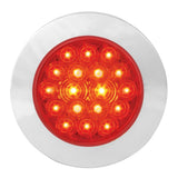Grand General 4" Fleet Flange Mount LED Light with Chrome Twist & Lock Bezel