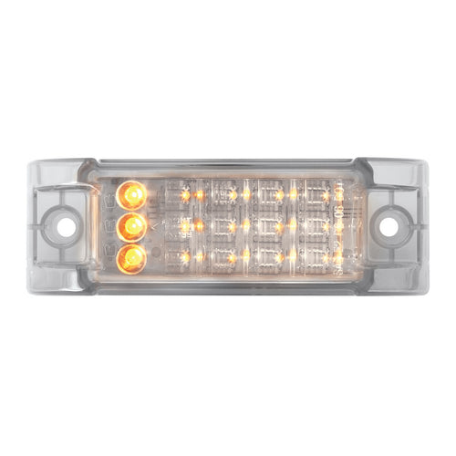 Rectangular LED Marker & Turn Light Size: 6" L x 2" W x 1-5/8" H