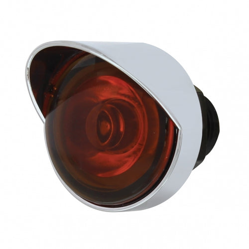 3 High Power LED 1” Clearance/Marker Light with Visor - Amber