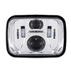 5"X 7" PROJECTOR LED HEADLIGHT / CHROME