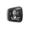 5x7” PROJECTOR LED HEADLIGHT - BLACK (DRL & TURN SIGNALS)