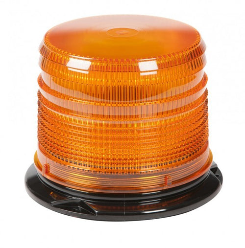 Medium Profile Class II & Class III LED Beacons Permanent Mount, Class II, Amber 12/24V