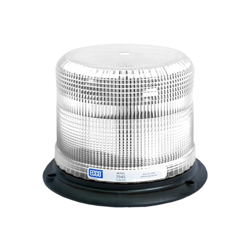 Pulse Ii Sae Class Ii 33Bolt 1” Pipe Mount Clear/Clear Led Strobe