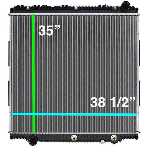 Radiator Plastic Tank Aluminum Core Fits Freightliner Cascadia 2017-2023