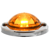 Amber/Amber Mini Super Star Watermelon LED Sealed Light with Stainless Steel Bezel