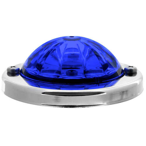 Grand General Blue/Blue Mini Super Star Watermelon LED Sealed Light with Stainless Steel Bezel