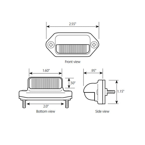 Blue/Clear Interior/Utility LED Light
