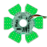 Grand General Ultra Thin Hex Air Cleaner Color LED Light Green