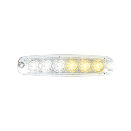 Grand General Amber/White 5 ⅛" Ultra Thin Strobe LED Light 12V/24V