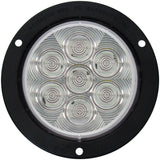 Peterson White Lumen X ® PL3 4 inch Round Back-Up Light Flange kit