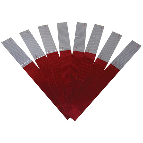 Peterson V92 5-Year 600 CP DAYBRIGHT Reflective Strips 8-strip kit Red/White 18"