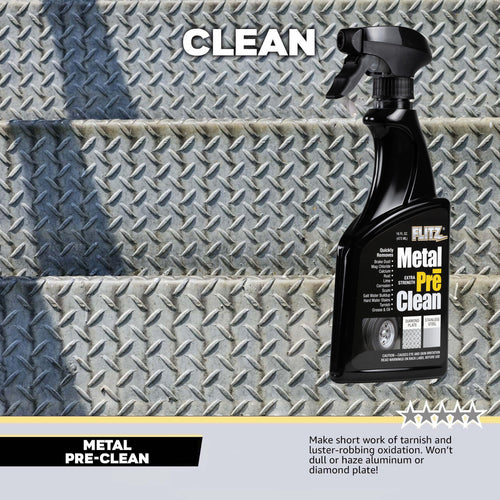 Flitz Metal Pre-Clean (473ml) 16oz Bottle