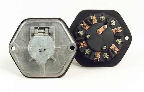 Grote Zinc Die Cast 7-Way Socketbreakers 30A Circuits, Metal Split Pin