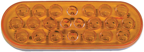 Peterson Lumen X® Auxiliary Oval Strobing Light w/ Sync Led Amber, 12V & 24V
