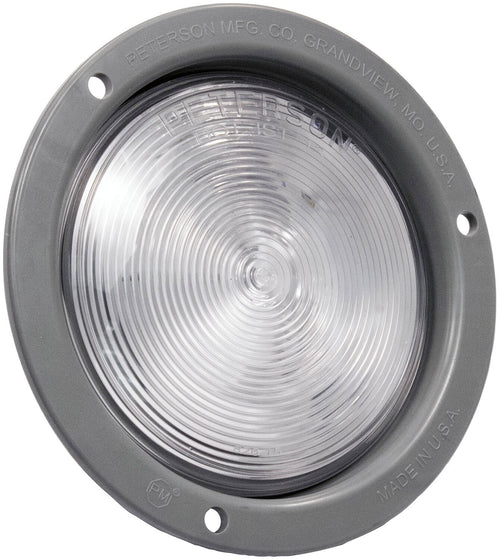 Peterson Single Diode 4 inch Round Back-Up Light Flange, 12V / 24V