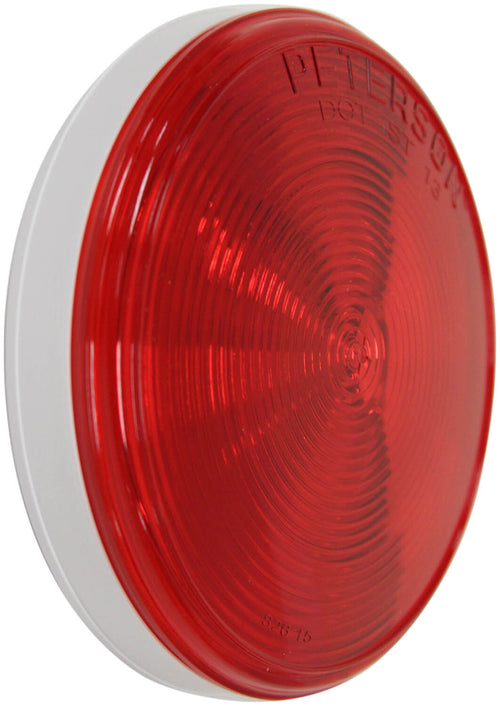 LED Stop/Turn/Tail, Round, Single-Diode, Grommet-Mount, 4″, Red