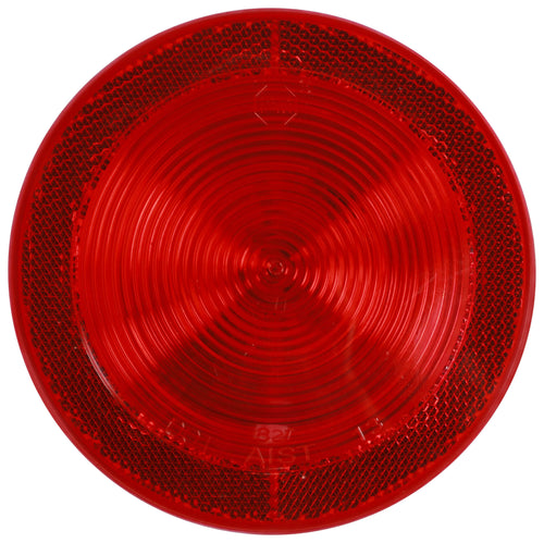 Single Diode PL3 4 inch Round Stop / Turn / Tail Light w/ Reflex