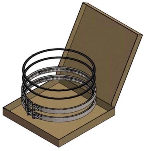 Clamp/Gasket Kit 13" for Volvo