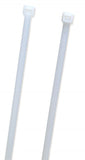 Grote White Nylon Cable Ties Light Duty, 4.10" Length, 100 Pack