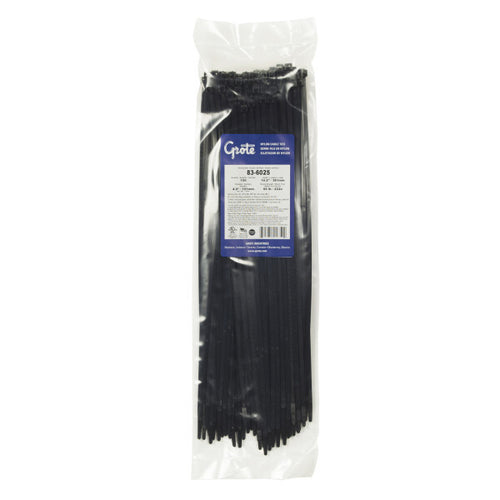 Grote Nylon Cable Ties Standard Duty, 14.10" Length, 100 Pack