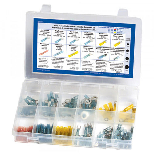 Grote Heat Shrink Kit 120 Terminals & Connectors