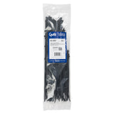 Standard Cable Tie Assortment, Black, 125 Pk