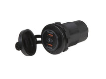 Grote Dual USB Socket, 2 X Type C, Power Delivery, Round, 12/24 V