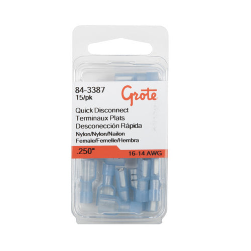Grote Quick Disconnect, Nylon, 16-14 Gauge, Female